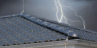 Äußerer Blitzschutz bei Elektro-Büttner GmbH in Aschaffenburg